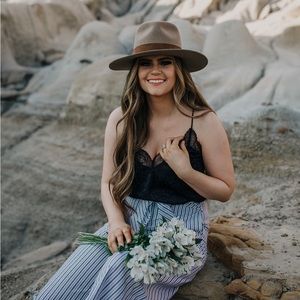 Gigi Pip Miller Fedora 57 S/M Brown